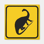 Dino Xing Sign Magnet (Vorne)