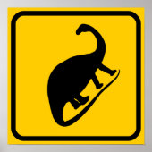 Dino Xing Sign Poster (Vorne)