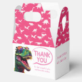 Dinoasur Cool Pink Girl Gevor Box Geschenkschachtel (Geöffnet)