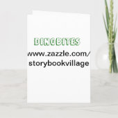 Dinobites Geburtstags-Party Invitaitons! Einladung (Rückseite)