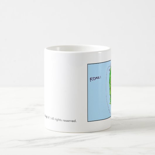 Dinobrüllen Tasse (Mittel)