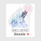 Dinocorn Bubblegum | Fantasie Glauben Unisaur Aufkleber (Blatt)