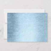 Dinocorn Crystal Blue | Unicorn Dinosaur Graduate Einladung (Rückseite)