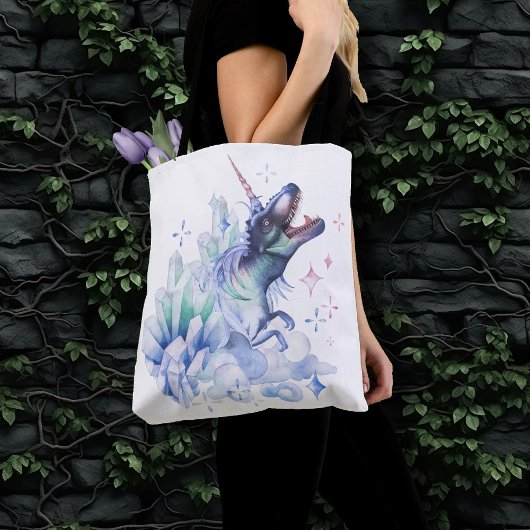 Dinocorn Crystal Dinosaur Unicorn Fantasy Unisaur Tasche