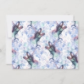 Dinocorn Crystal | Dinosaur Unicorn Kinderdusche Einladung (Rückseite)