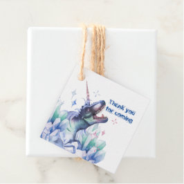 Dinocorn Crystal | Unicorn Dinosaur Mystical Party Geschenkanhänger