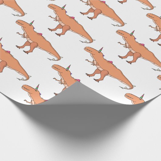 Dinocorn Geschenkpapier (Ecke)