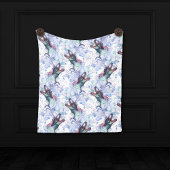 Dinocorn Wolken | Mystical Unicorn Horned Dinosaur Fleecedecke