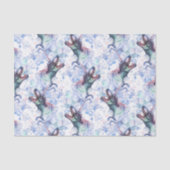 Dinocorn Wolken | Mystical Unicorn Horned Dinosaur Seidenpapier (Vorderseite)