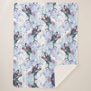 Dinocorn Wolken   Mystical Unicorn Horned Dinosaur Sherpadecke