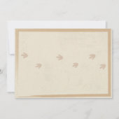 Dinodaur Birthday Einladung Dino Trex Einladung (Rückseite)