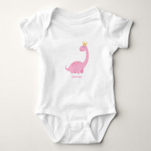 Dinogirl Bodysuit Baby Strampler