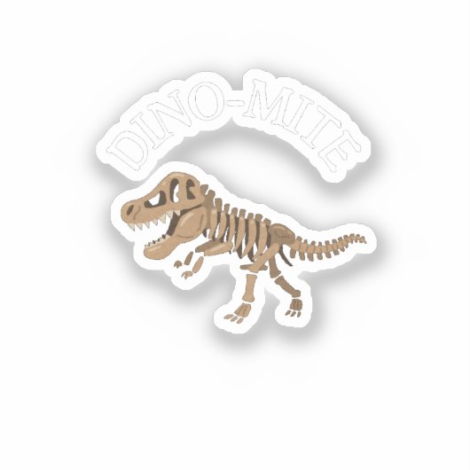 Dinomit Aufkleber (Vorderseite)