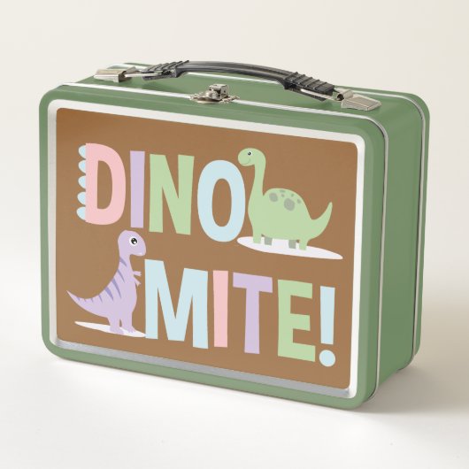 Dinomit Dinosaur Duo Metal Lunchbox (Vorderseite)