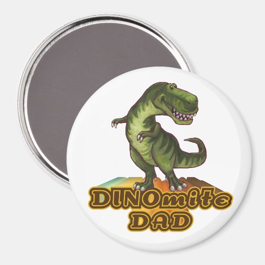 Dinomit Vater Magnet (Vorderseite/Rückseite)