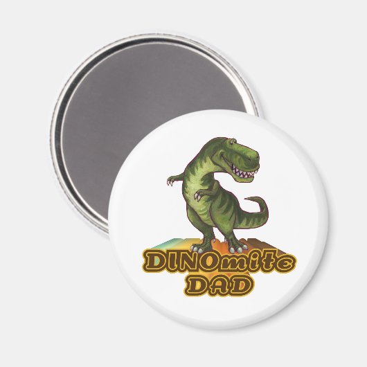 Dinomit Vater Magnet (Vorderseite/Rückseite)