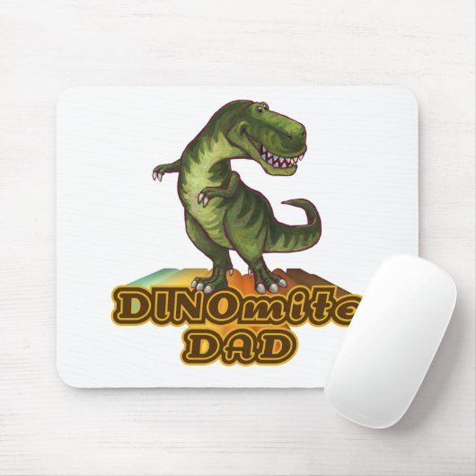 Dinomit Vater Mousepad (Mit Mouse)