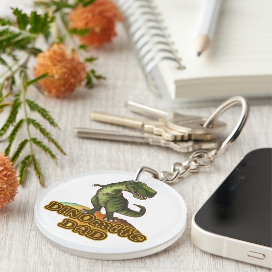 Dinomit Vater Schlüsselanhänger (Vorderseite rechts)