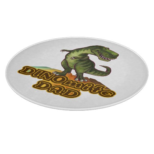 Dinomit Vater Schneidebrett (Ecke)