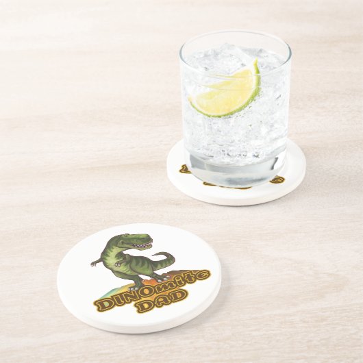 Dinomit Vater Untersetzer (Seite)