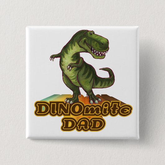 Dinomite Dad Button (Vorderseite)