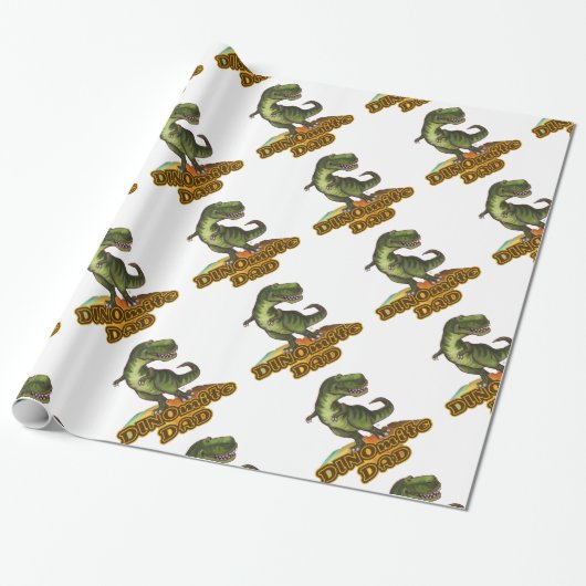 Dinomite Dad Geschenkpapier (Ungerollt)