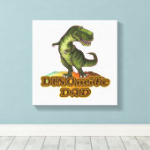 Dinomite Dad Leinwanddruck (Insitu (Holzboden))