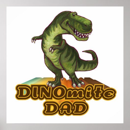 Dinomite Dad Poster (Vorne)