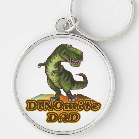 Dinomite Dad Schlüsselanhänger (Vorne)