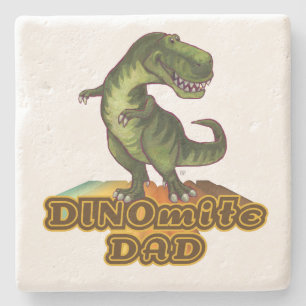 Dinomite Dad Steinuntersetzer