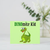 Dinomite Kid Postkarte (Stehend Vorderseite)