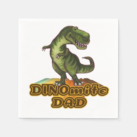 Dinomite Papa Serviette (Vorderseite)