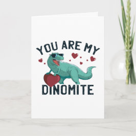 Dinomite Valentine Spaß Karte