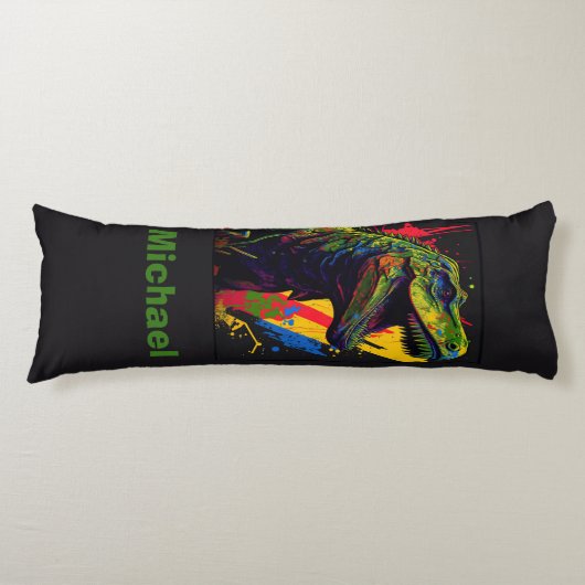 Dinonsaur T Rex Body Pillow Seitenschläferkissen (Vorderseite)