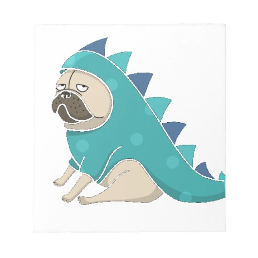 dinopug notizblock (Vorderseite)