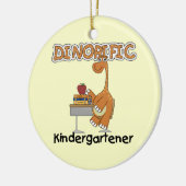 Dinorific Kindergartener-T - Shirts und Geschenke Keramikornament (Links)