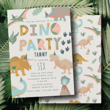 Dinos Boho Dino-Party-Tiere Geburtstag