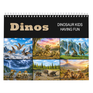 Dinos – Dinosaurier-Kinder haben Spaß Kalender