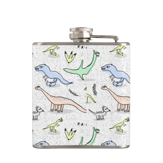 Dinos Flachmann (Rückseite)