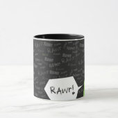 Dinos gehen Rawr Tasse (Zentrum)