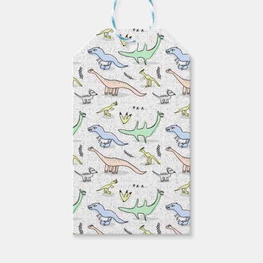 Dinos Geschenkanhänger (Vorderseite)