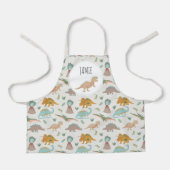 Dinos Kinder Boho Dinosaurier Benutzerdefinierter  Schürze (Vorderseite)