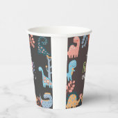 Dinos lassen Sie uns Kindergeburtstag rauschen Pappbecher (Rechts)