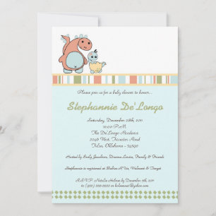 Dinos Play Dinosaurier T Rex Baby Dusche Einladung