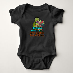 Dinos sind nicht ausgestorben... Süßer versteckter Baby Strampler