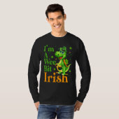 Dinosaru Ich bin ein Wee Bit Irish Happy St Patric T-Shirt (Vorne ganz)