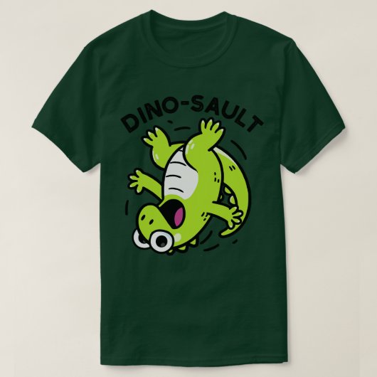 Dinosault Funny Dinosaur Pun 1 T-Shirt (Design vorne)
