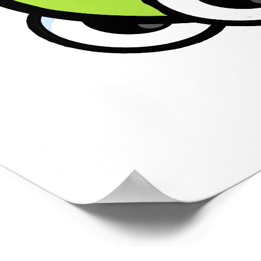 Dinosault Funny Dinosaur Pun Poster (Ecke)