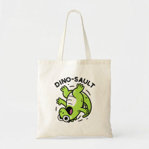 Dinosault Funny Dinosaur Pun Tragetasche