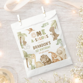 Dinosaur 1-A-Saurus 1. Geburtstags-Party Geschenktütchen